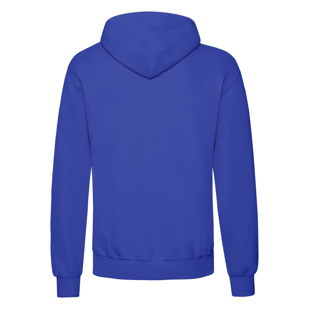 Royal Blue - Back - Fruit of the Loom Mens Classic Hoodie