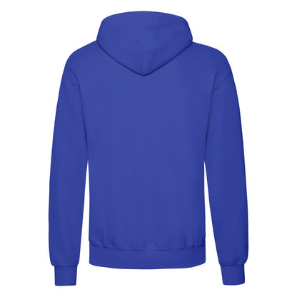 Royal Blue - Back - Fruit of the Loom Mens Classic Hoodie