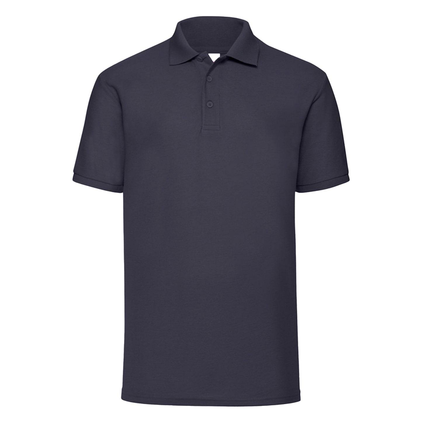 Deep Navy - Front - Fruit of the Loom Mens 65-35 Polo Shirt