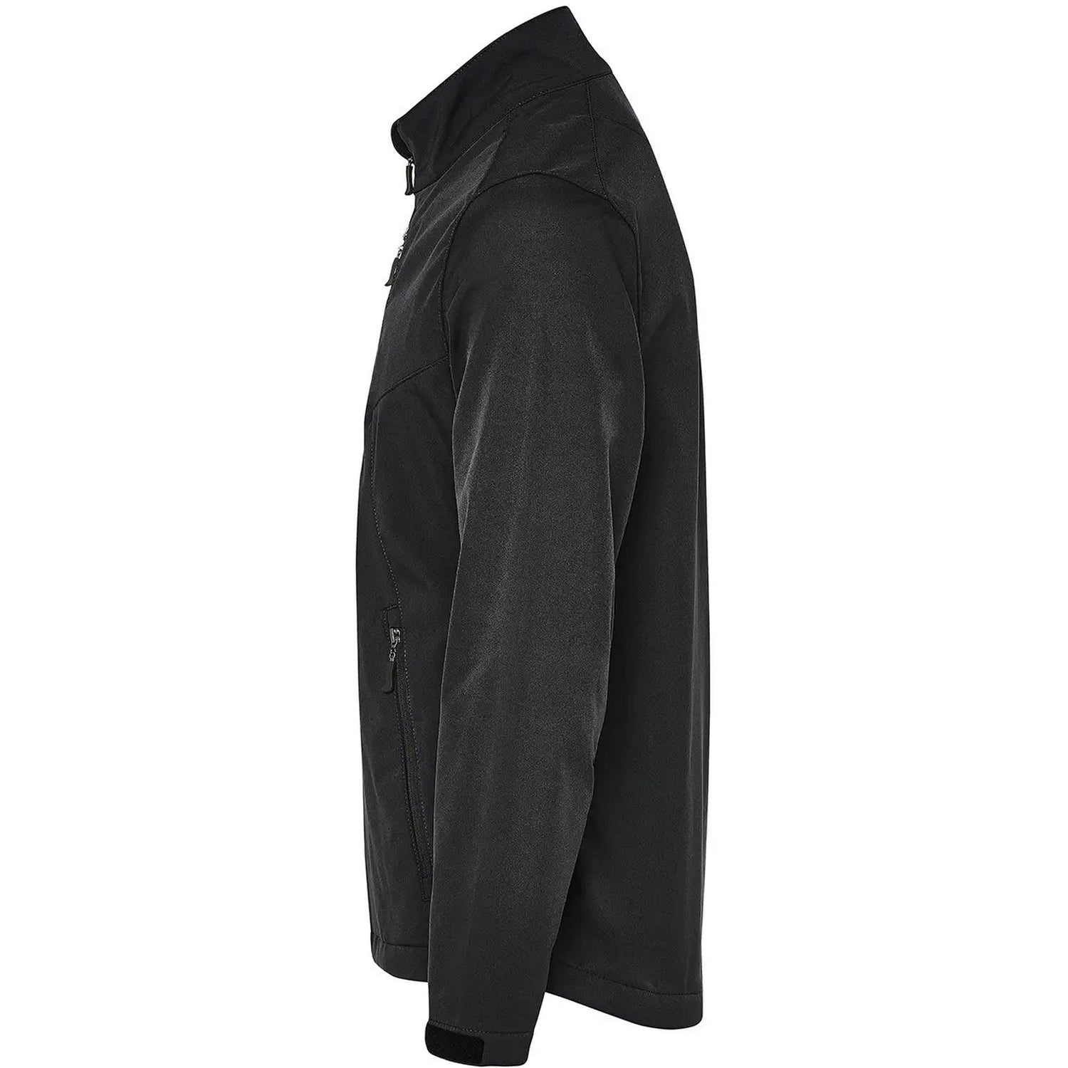 Black - Side - SG Mens Signature Tagless Soft Shell Jacket