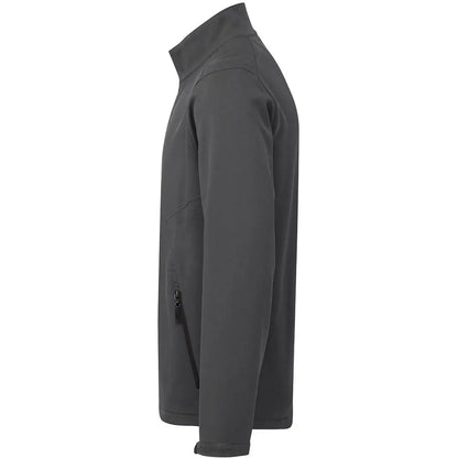 Charcoal - Side - SG Mens Signature Tagless Soft Shell Jacket