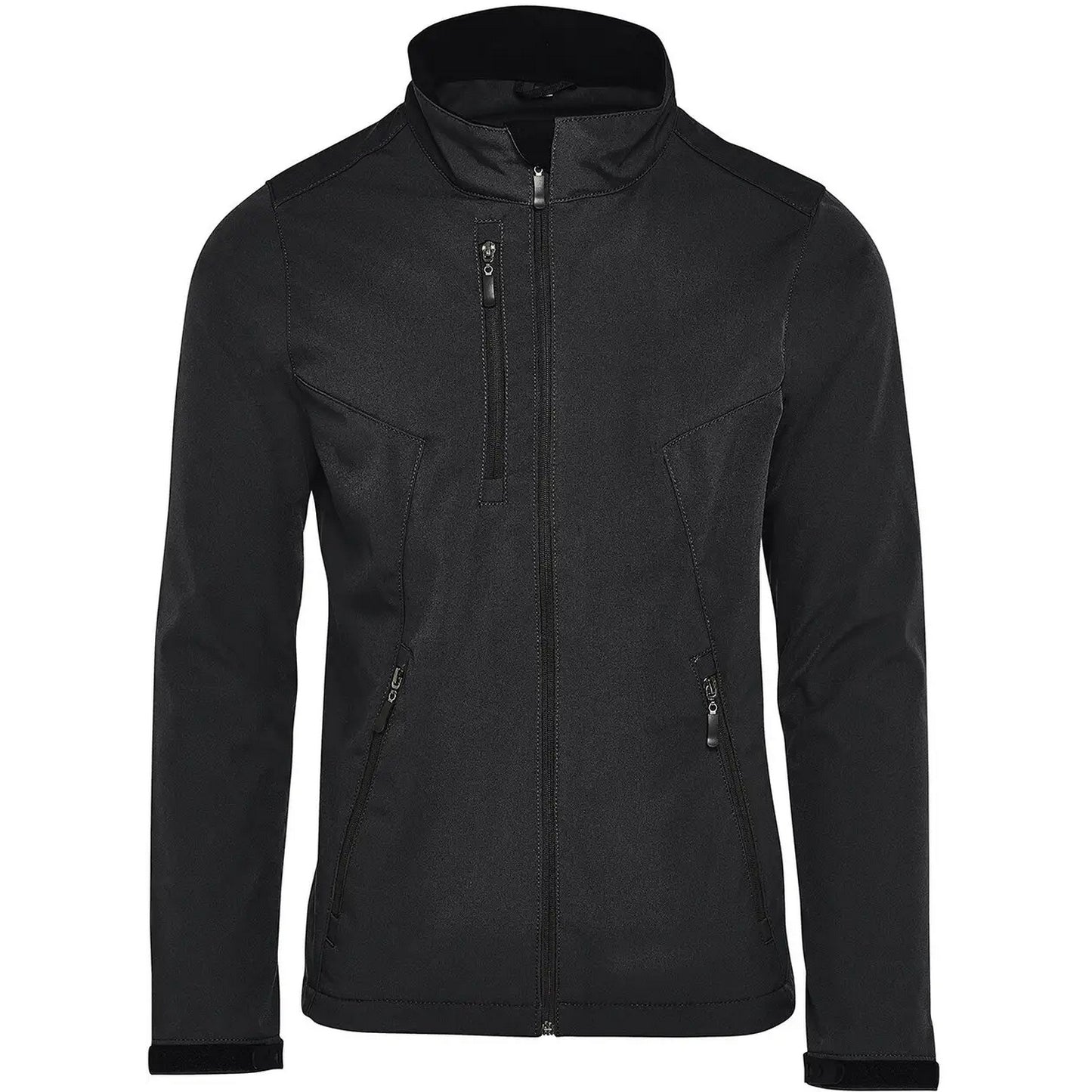 Black - Front - SG Mens Signature Tagless Soft Shell Jacket