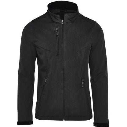 Black - Front - SG Mens Signature Tagless Soft Shell Jacket