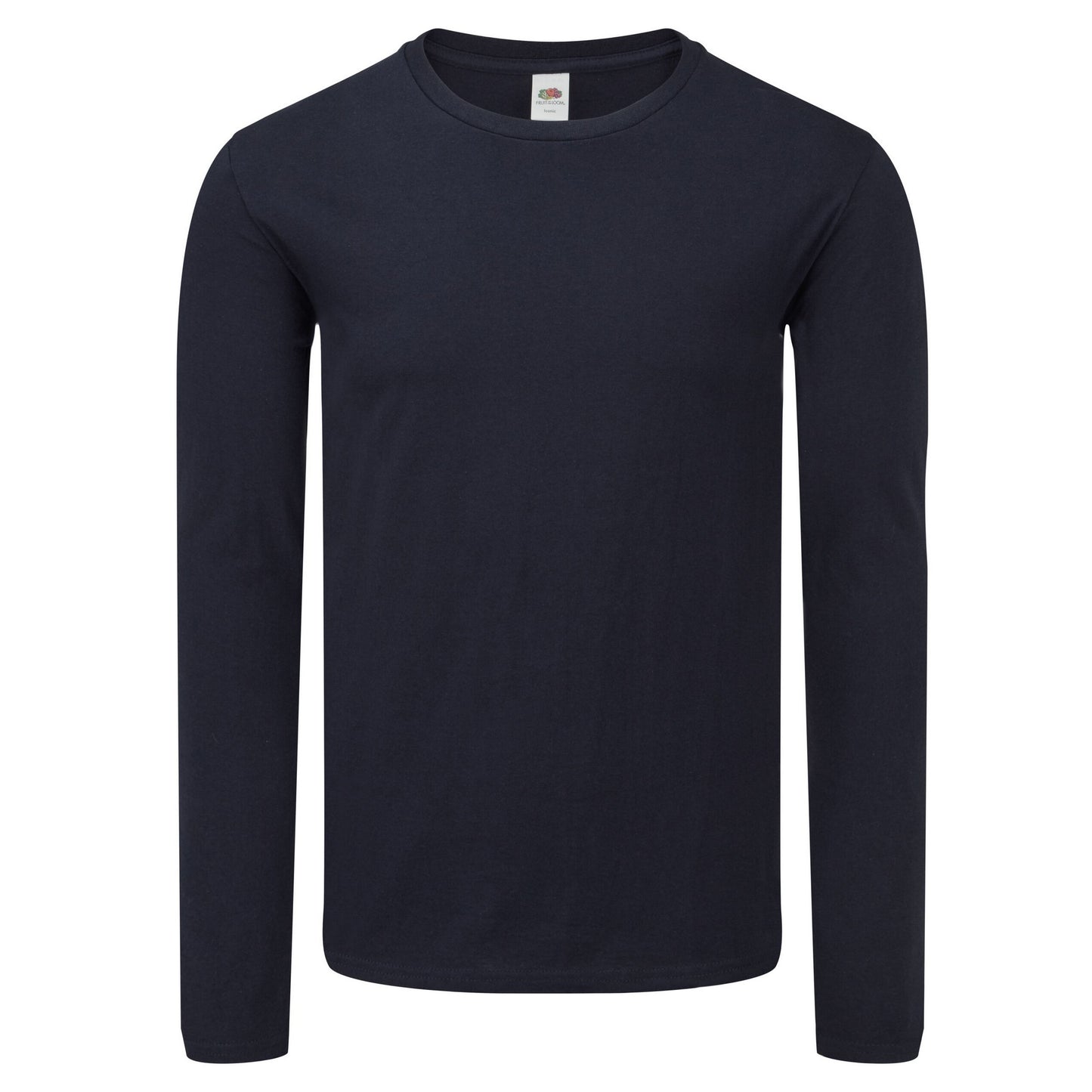 Deep Navy - Front - Fruit of the Loom Mens Iconic 150 Classic Long-Sleeved T-Shirt