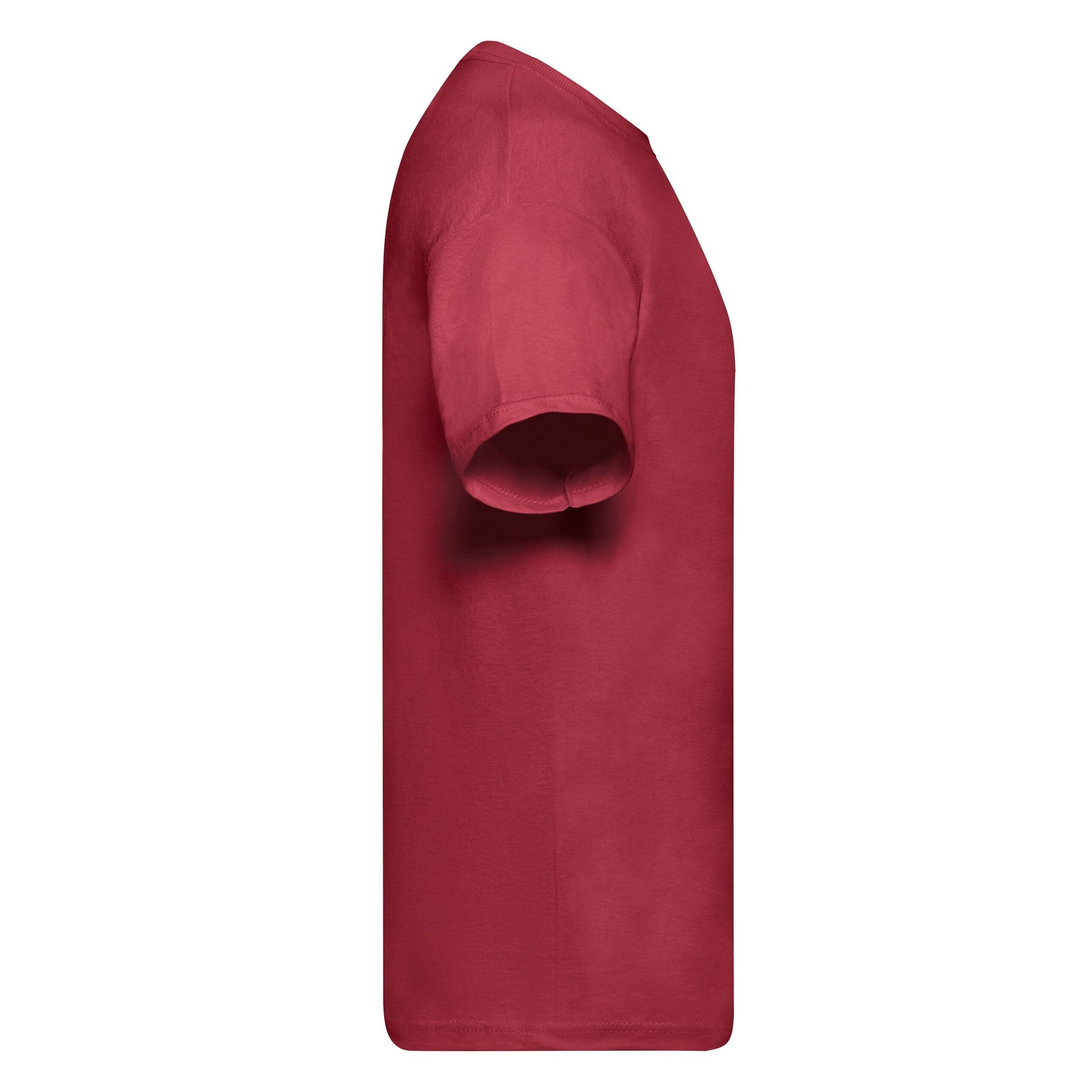 Brick Red - Side - Fruit Of The Loom Mens Original T-Shirt