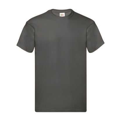 Light Graphite - Front - Fruit Of The Loom Mens Original T-Shirt
