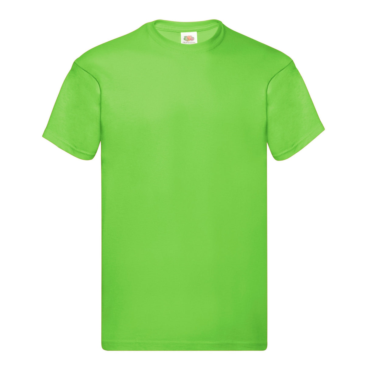 Lime Green - Front - Fruit Of The Loom Mens Original T-Shirt