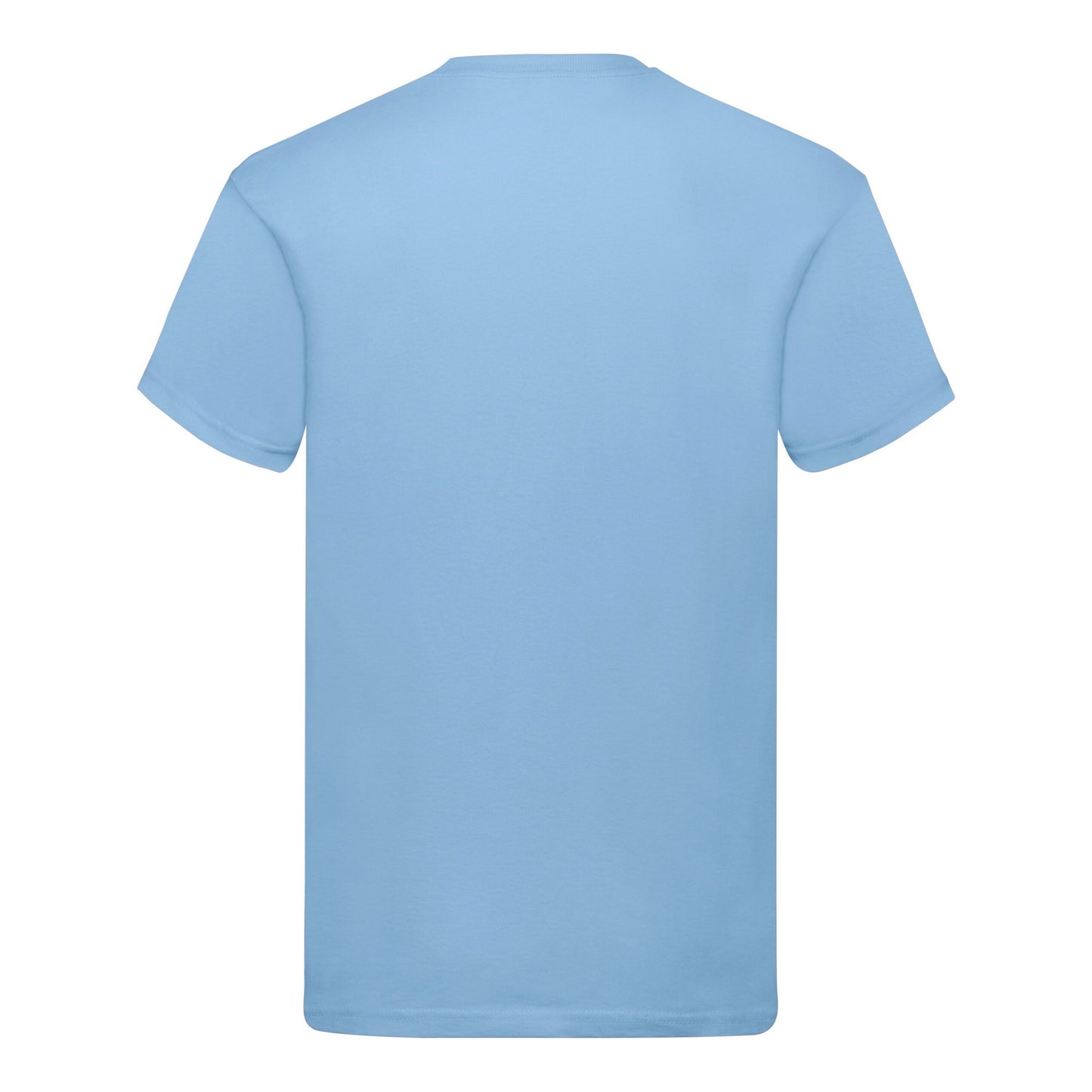 Sky Blue - Back - Fruit Of The Loom Mens Original T-Shirt