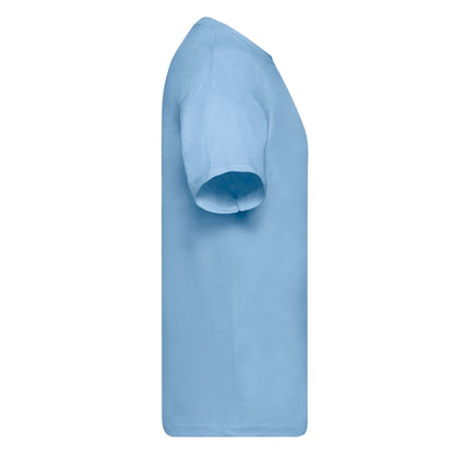 Sky Blue - Side - Fruit Of The Loom Mens Original T-Shirt