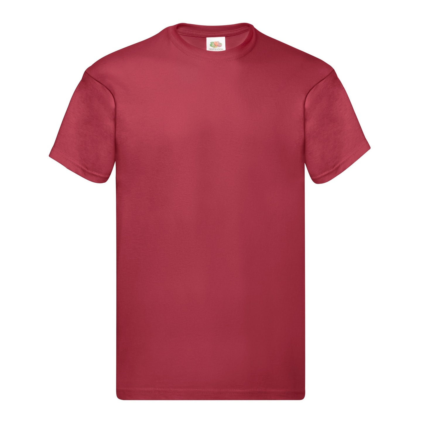 Brick Red - Front - Fruit Of The Loom Mens Original T-Shirt