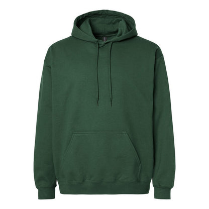 Forest Green - Front - Gildan Unisex Adult Softstyle Fleece Midweight Hoodie