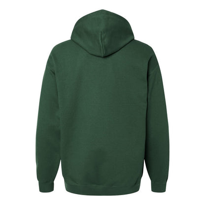 Forest Green - Back - Gildan Unisex Adult Softstyle Fleece Midweight Hoodie
