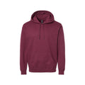 Maroon - Front - Gildan Unisex Adult Softstyle Fleece Midweight Hoodie