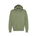Military Green - Front - Gildan Unisex Adult Softstyle Fleece Midweight Hoodie
