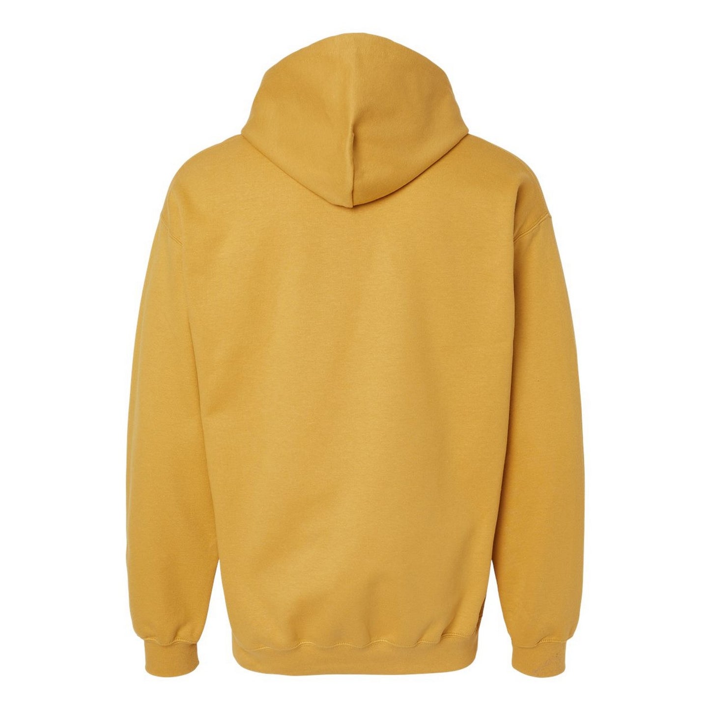 Mustard - Back - Gildan Unisex Adult Softstyle Fleece Midweight Hoodie