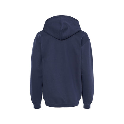 Navy - Back - Gildan Unisex Adult Softstyle Fleece Midweight Hoodie
