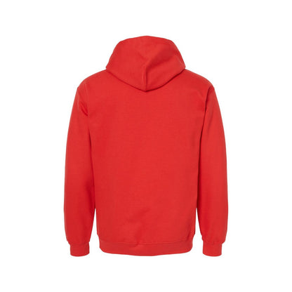 Red - Back - Gildan Unisex Adult Softstyle Fleece Midweight Hoodie