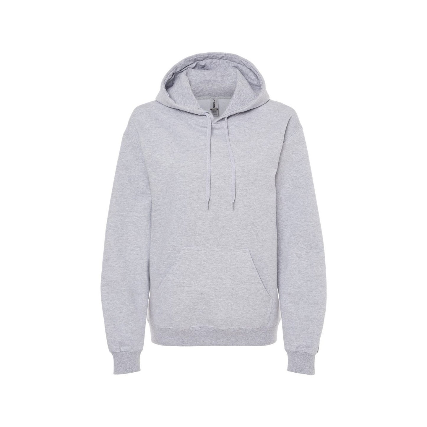 Sports Grey - Front - Gildan Unisex Adult Softstyle Fleece Midweight Hoodie
