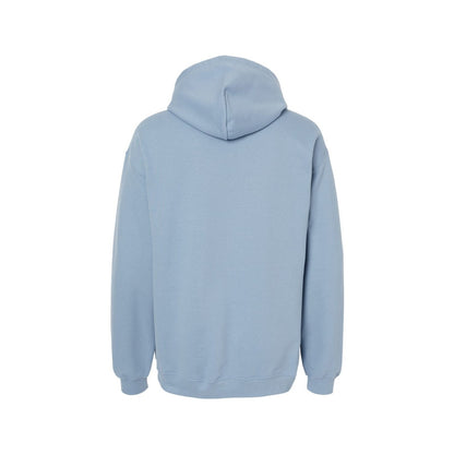 Stone Blue - Back - Gildan Unisex Adult Softstyle Fleece Midweight Hoodie