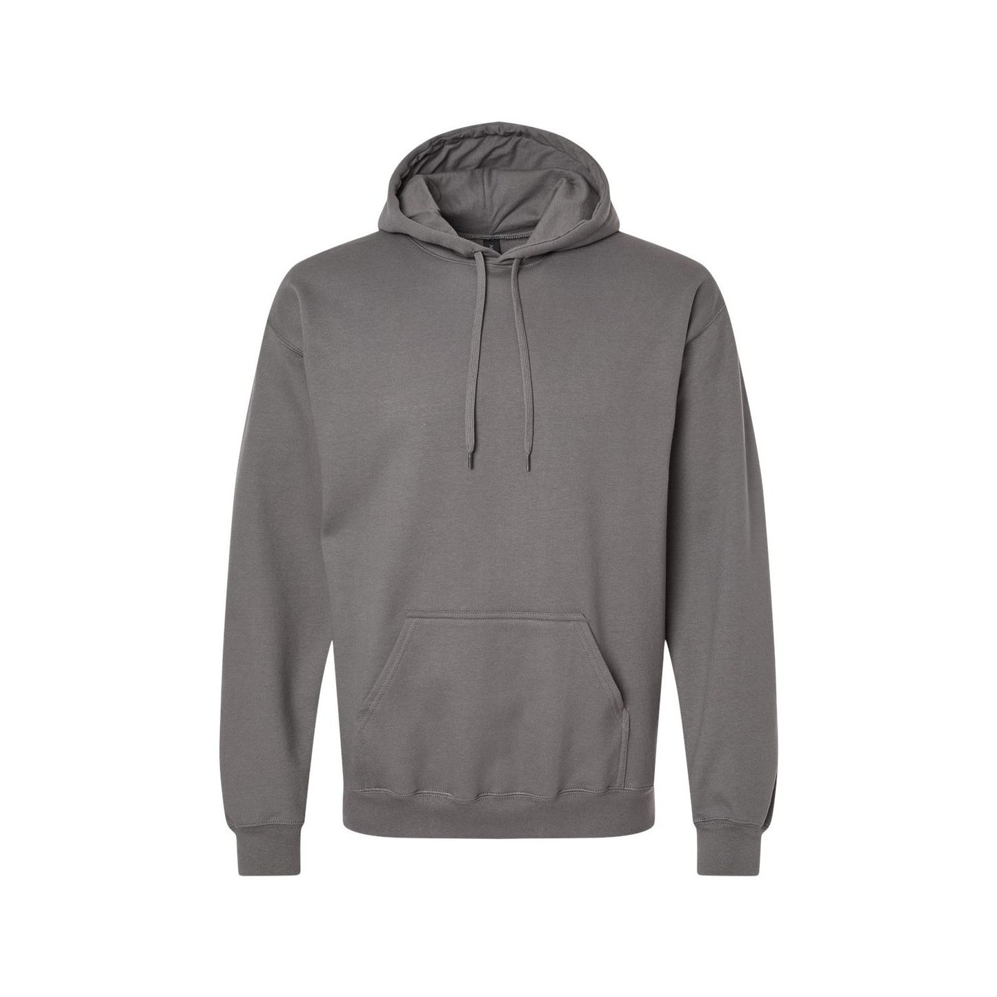 Charcoal - Front - Gildan Unisex Adult Softstyle Fleece Midweight Hoodie