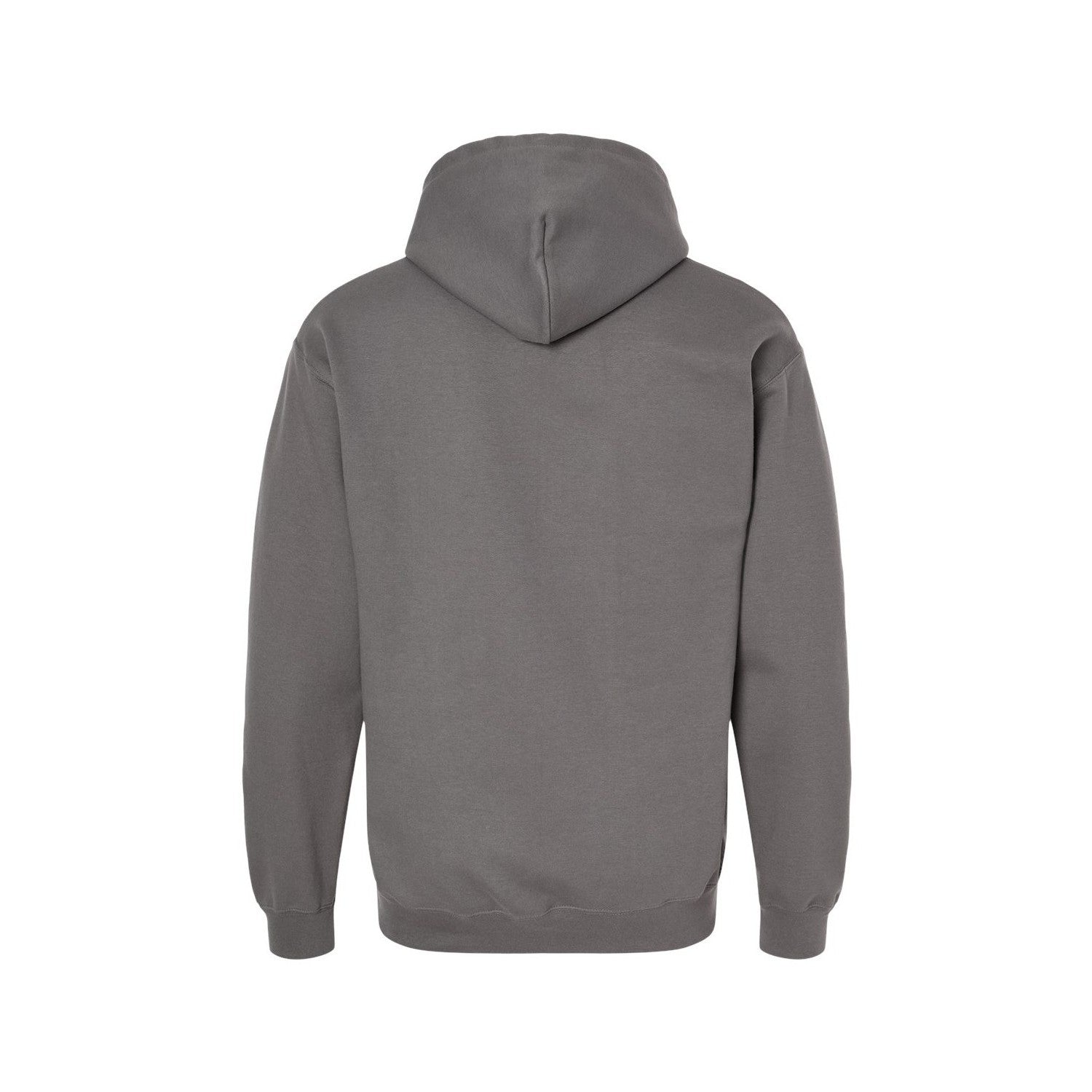 Charcoal - Back - Gildan Unisex Adult Softstyle Fleece Midweight Hoodie