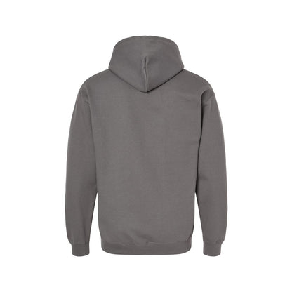 Charcoal - Back - Gildan Unisex Adult Softstyle Fleece Midweight Hoodie