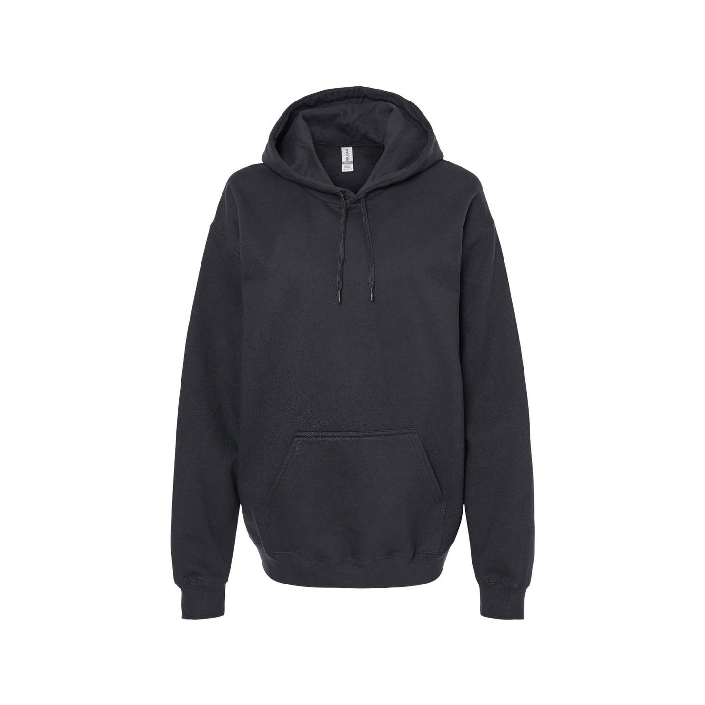 Black - Front - Gildan Unisex Adult Softstyle Fleece Midweight Hoodie