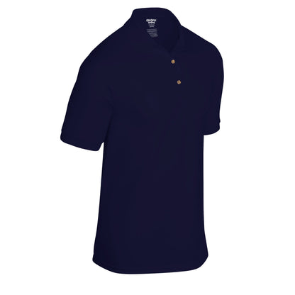 Navy - Side - Gildan Unisex Adult Dryblend Jersey Polo Shirt
