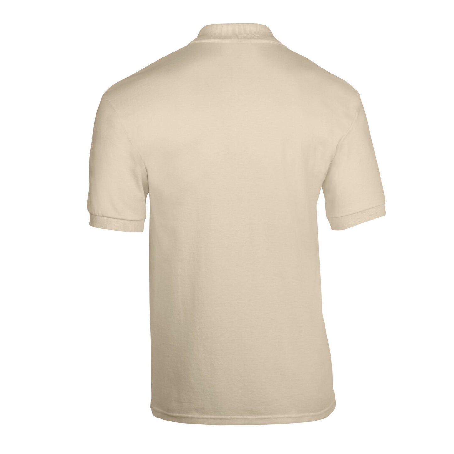 Sand - Back - Gildan Unisex Adult Dryblend Jersey Polo Shirt