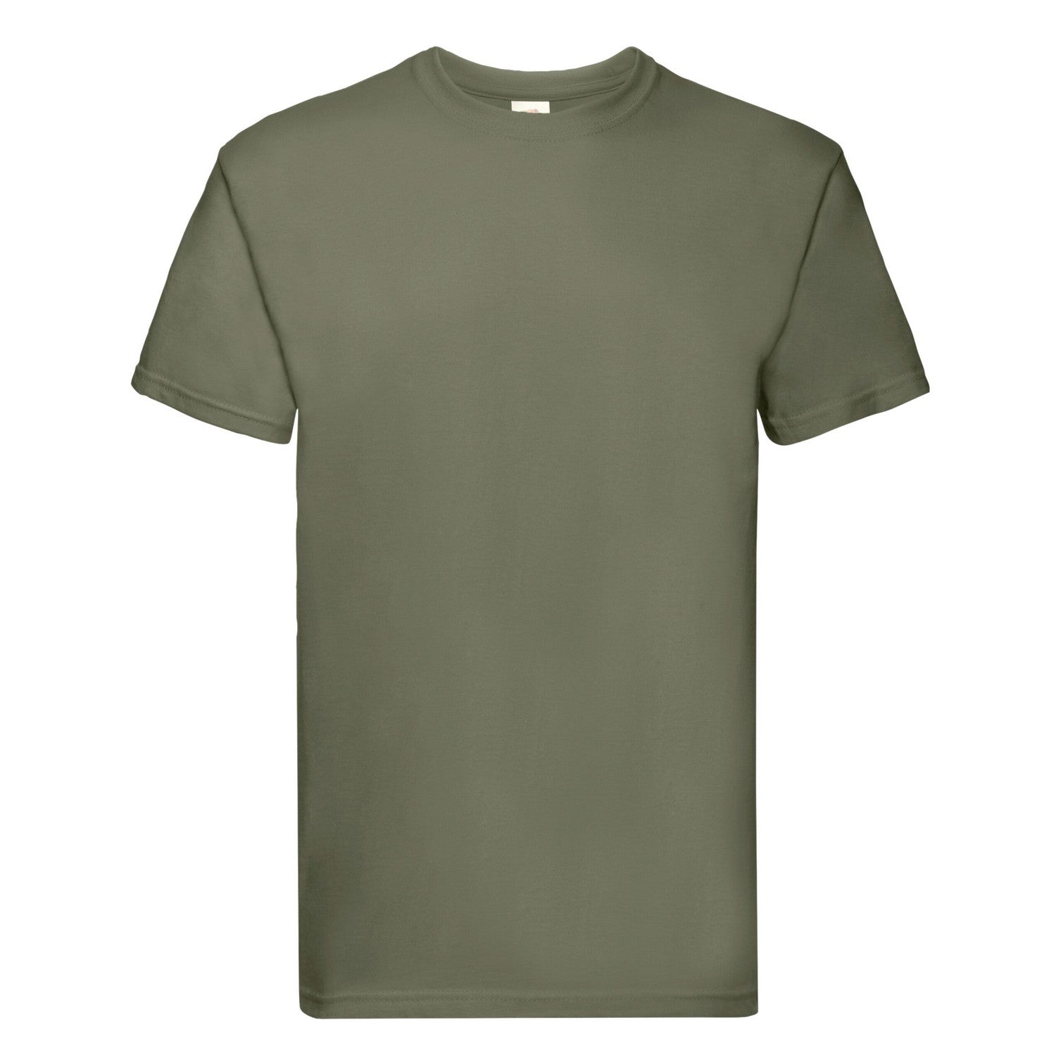 Classic Olive - Front - Fruit of the Loom Mens Super Premium T-Shirt