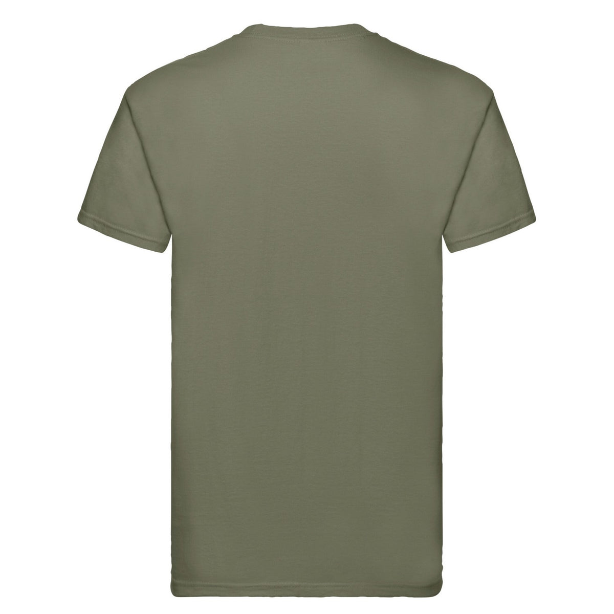 Classic Olive - Back - Fruit of the Loom Mens Super Premium T-Shirt