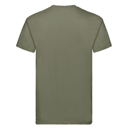 Classic Olive - Back - Fruit of the Loom Mens Super Premium T-Shirt