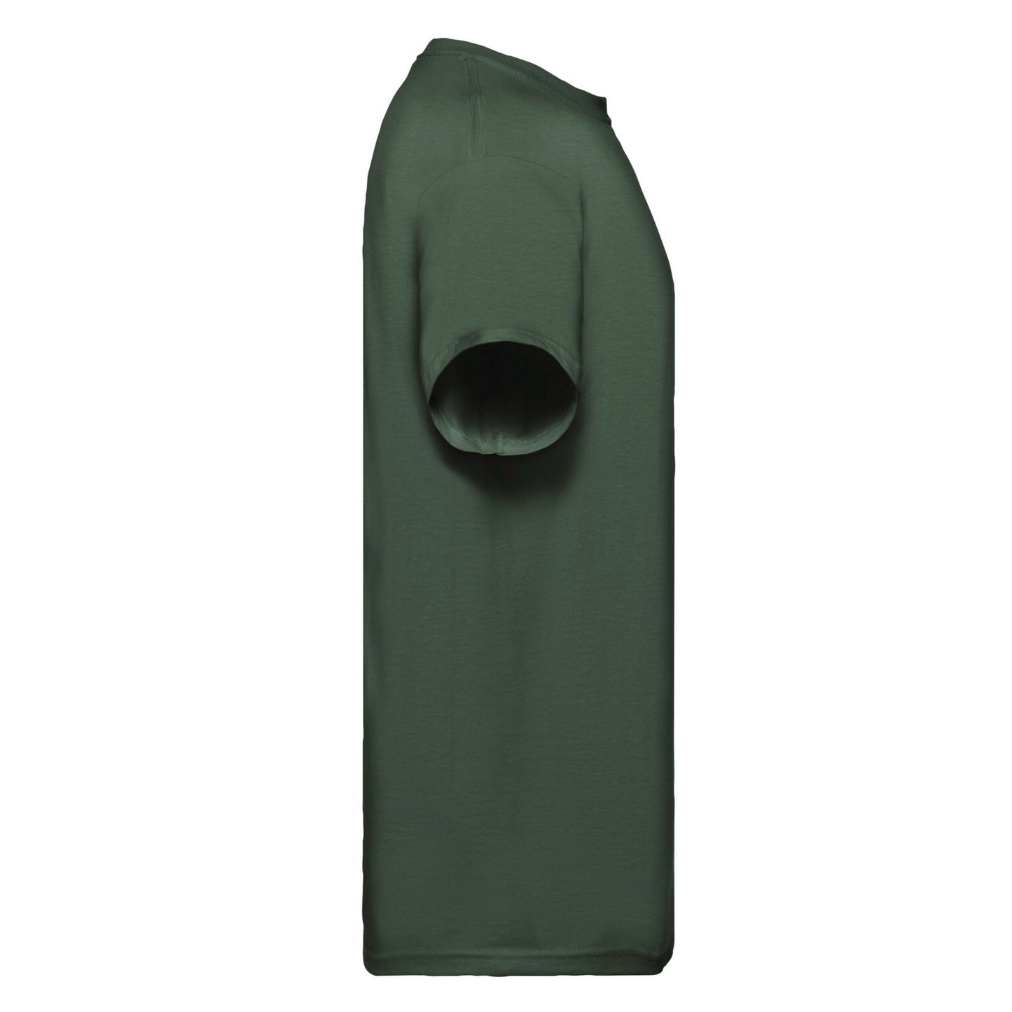 Bottle Green - Side - Fruit of the Loom Mens Super Premium T-Shirt