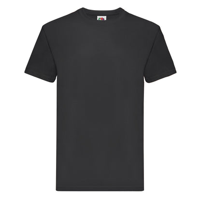 Black - Front - Fruit of the Loom Mens Super Premium T-Shirt