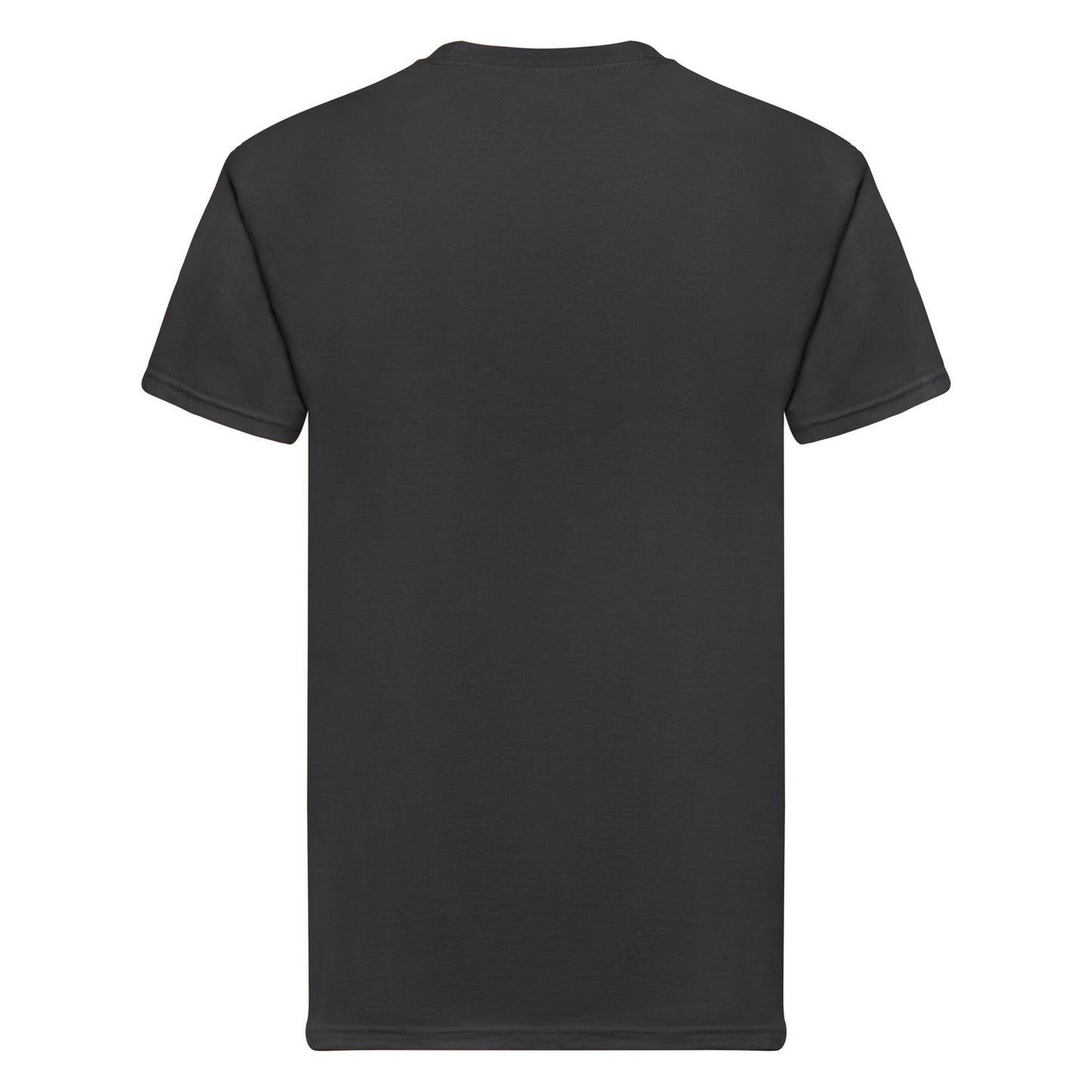 Black - Back - Fruit of the Loom Mens Super Premium T-Shirt