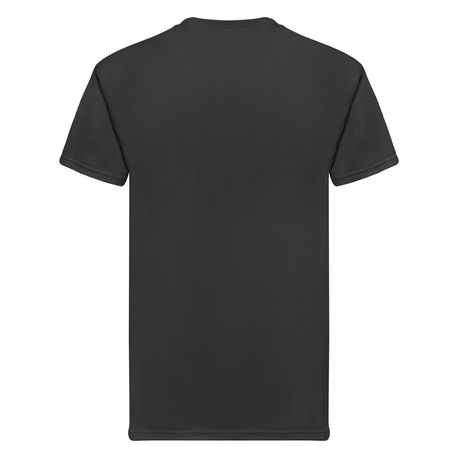 Black - Back - Fruit of the Loom Mens Super Premium T-Shirt