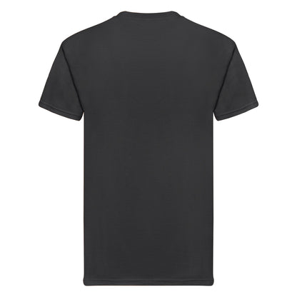 Black - Back - Fruit of the Loom Mens Super Premium T-Shirt