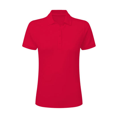 Red - Front - SG Womens-Ladies Signature Stretch Tagless Polo Shirt