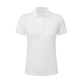 White - Front - SG Womens-Ladies Signature Stretch Tagless Polo Shirt