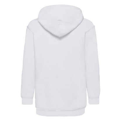 White - Back - Fruit of the Loom Childrens-Kids Classic 260 Hoodie