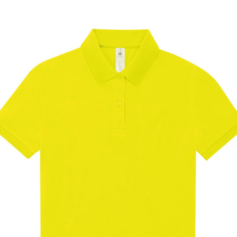 Pixel Lime - Back - B&C Womens-Ladies My 180 Polo Shirt