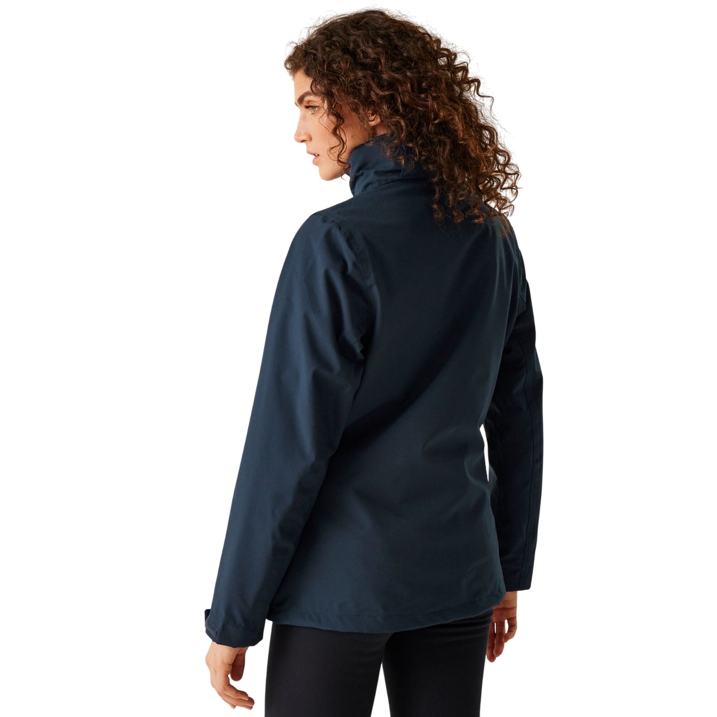 Navy - Back - Regatta Womens-Ladies Kingsley 3 in 1 Jacket