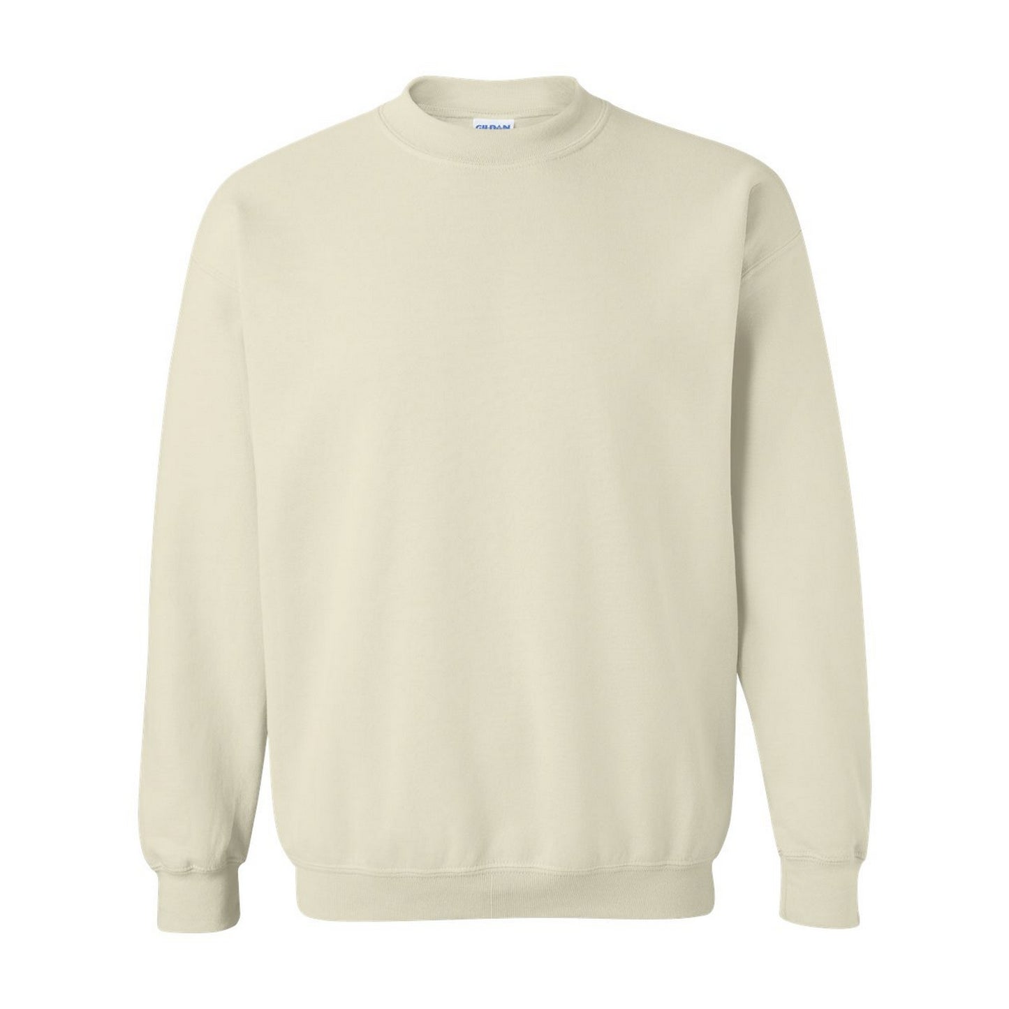 Sand - Front - Gildan Unisex Adult Heavy Blend Crew Neck Sweatshirt