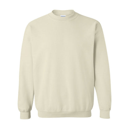 Sand - Front - Gildan Unisex Adult Heavy Blend Crew Neck Sweatshirt