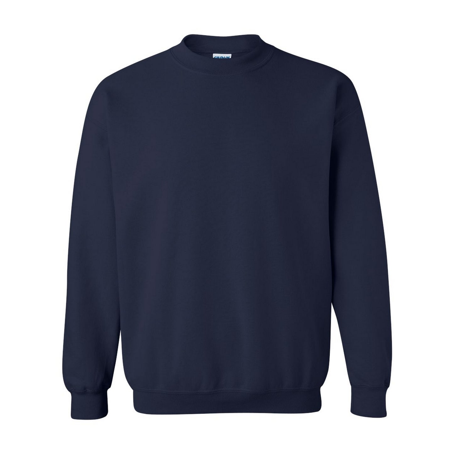 Navy - Front - Gildan Unisex Adult Heavy Blend Crew Neck Sweatshirt