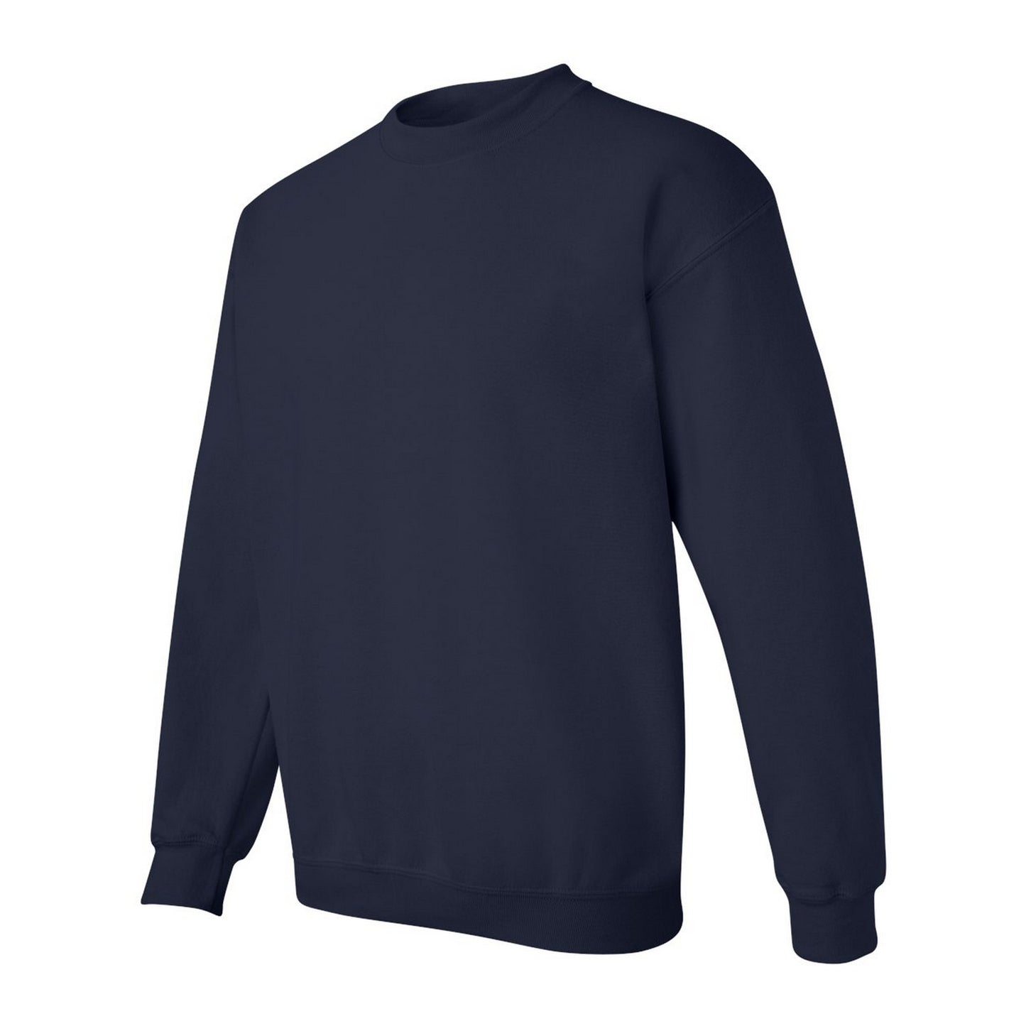 Navy - Side - Gildan Unisex Adult Heavy Blend Crew Neck Sweatshirt