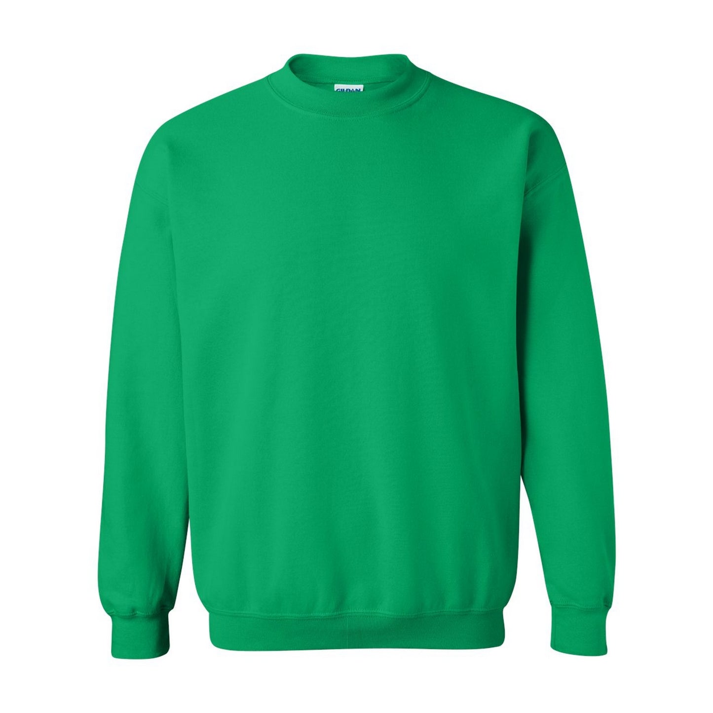 Irish Green - Front - Gildan Unisex Adult Heavy Blend Crew Neck Sweatshirt