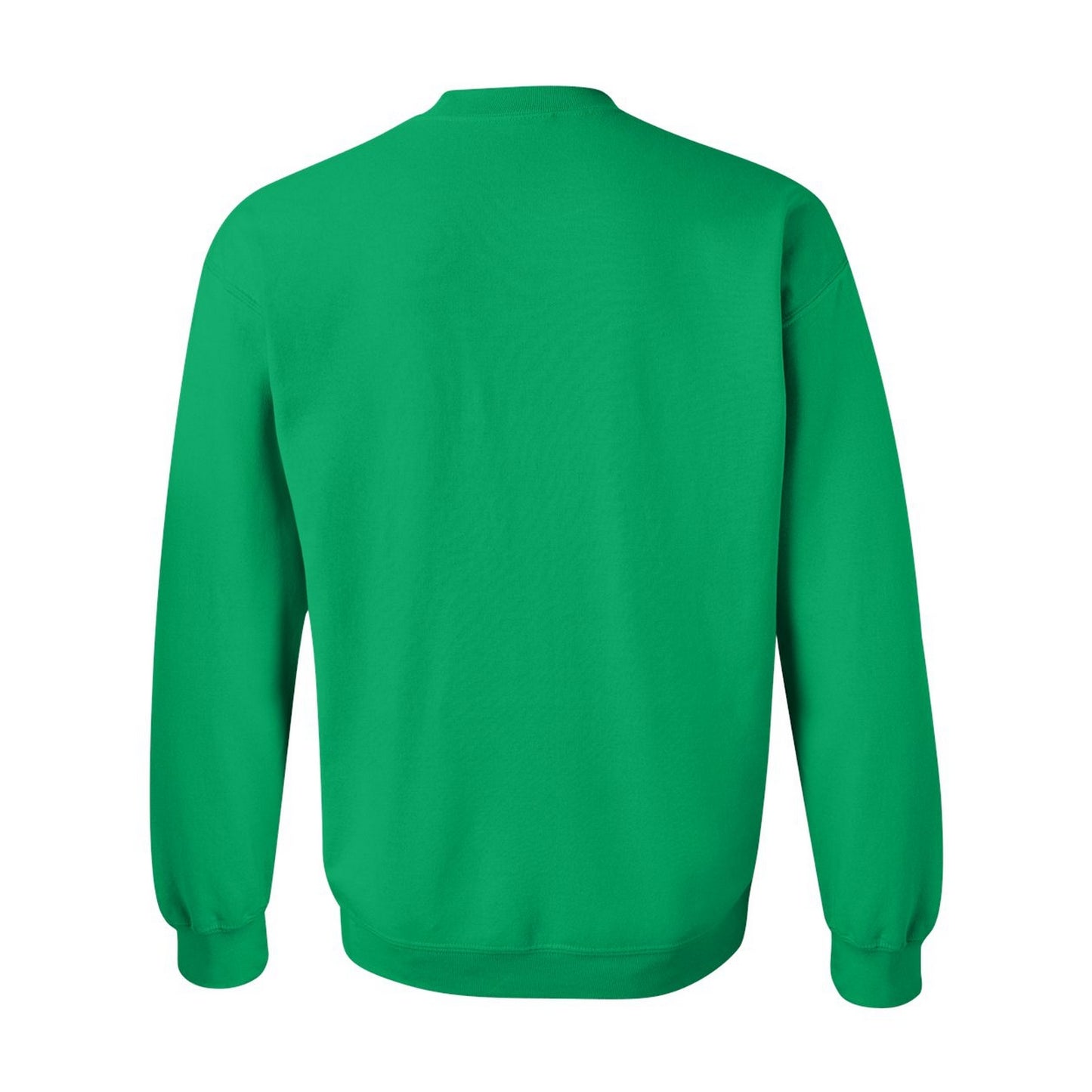 Irish Green - Back - Gildan Unisex Adult Heavy Blend Crew Neck Sweatshirt