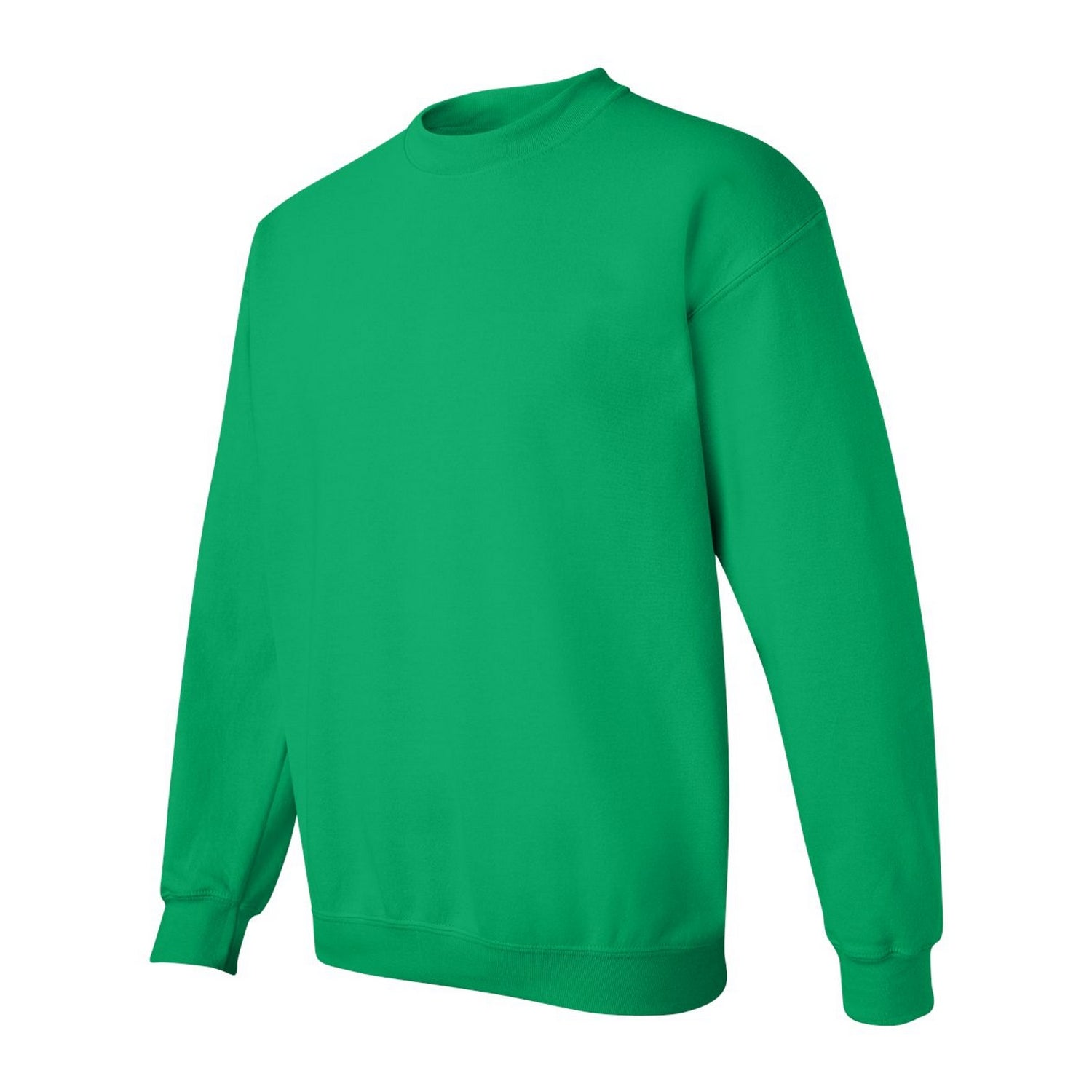 Irish Green - Side - Gildan Unisex Adult Heavy Blend Crew Neck Sweatshirt