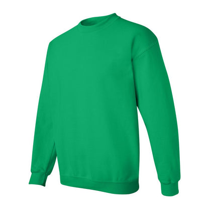 Irish Green - Side - Gildan Unisex Adult Heavy Blend Crew Neck Sweatshirt